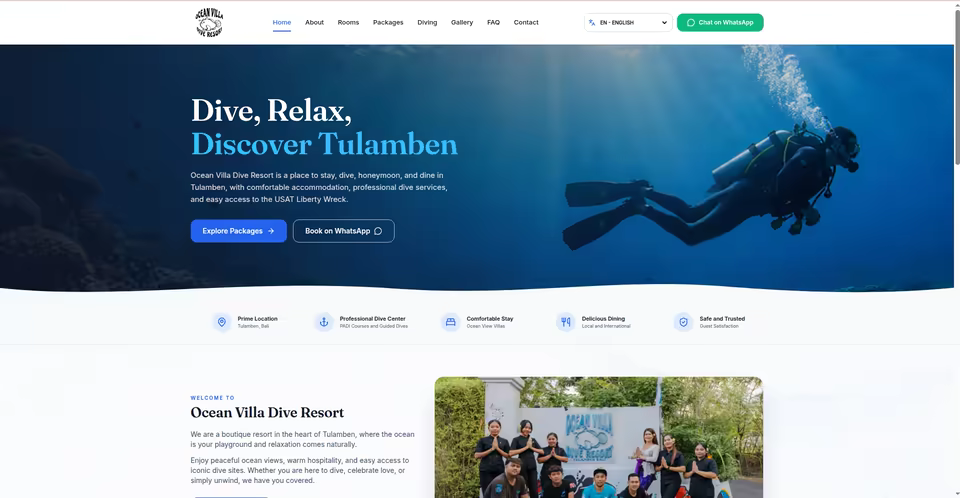Ocean Villa Dive Resort